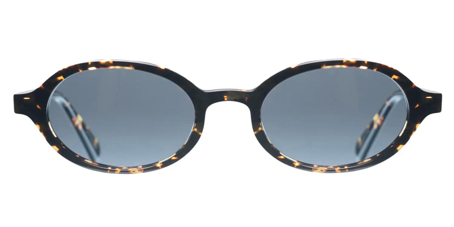 Lunettes de soleil Mundaka UBA écaille jaune et noire 2/4