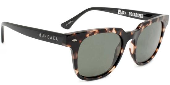 Lunettes de soleil Mundaka CLARK écaille marron laiteuse et noir