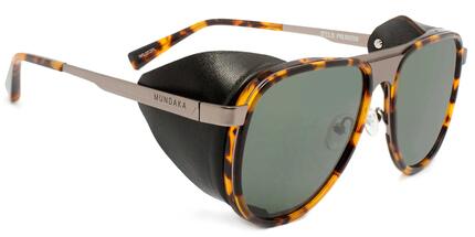 Lunettes de soleil Mundaka WILD gunmetal mat, écaille marron et noir