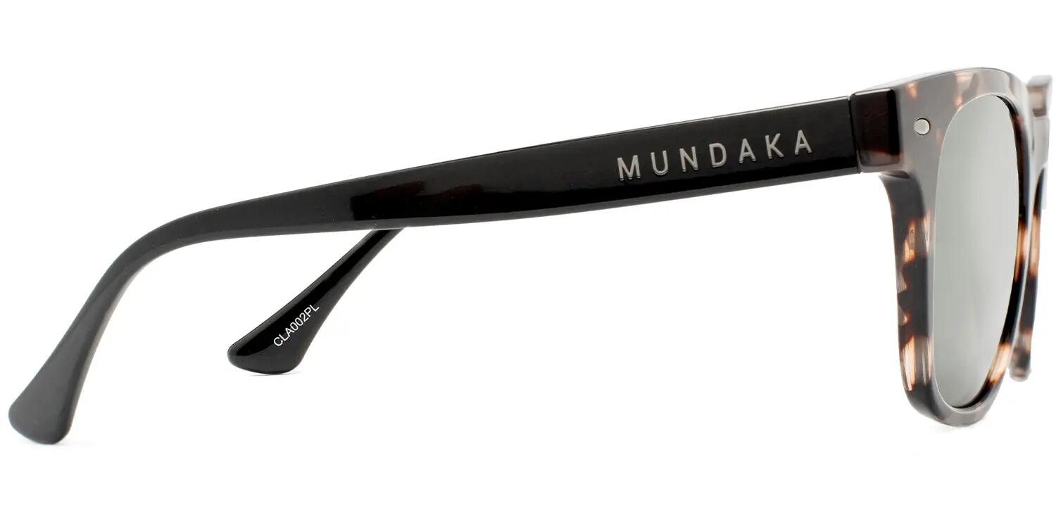 Lunettes de soleil Mundaka CLARK écaille marron laiteuse et noir 3/5