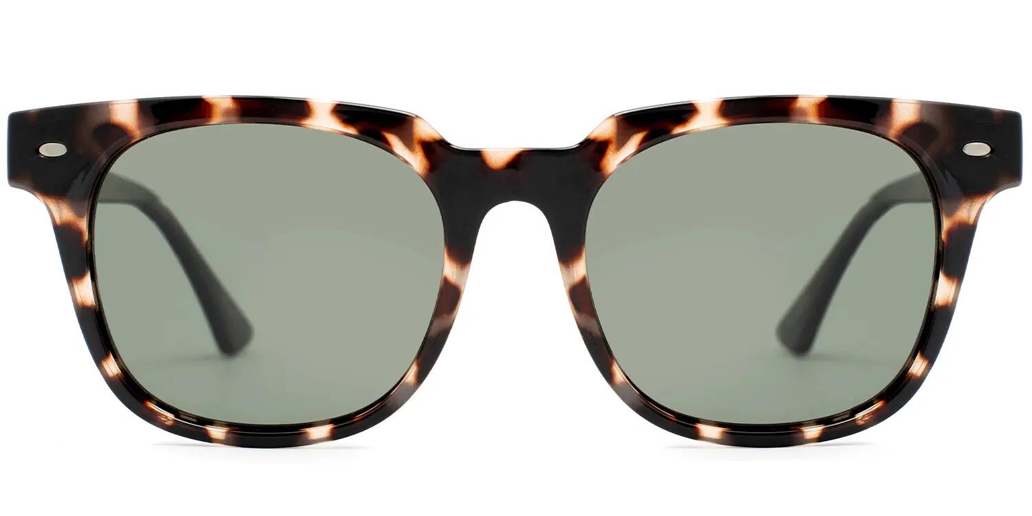 Lunettes de soleil Mundaka CLARK écaille marron laiteuse et noir 2/5