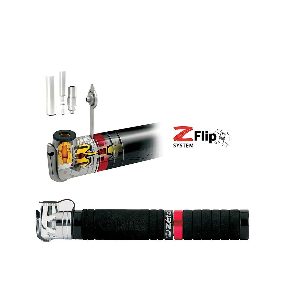Mini Pompe téléscopique VTT Zefal Z Cross - Noir 8/8