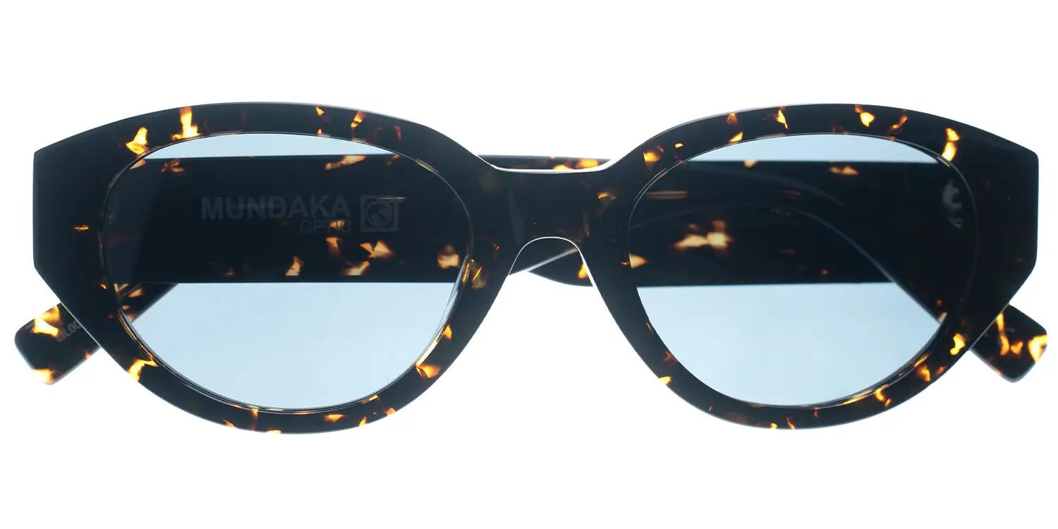 Lunettes de soleil Mundaka LILURA écaille jaune et noire 4/4