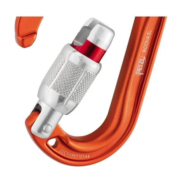 Carabina Petzl Rocha Screw-Lock Arancione 4/4