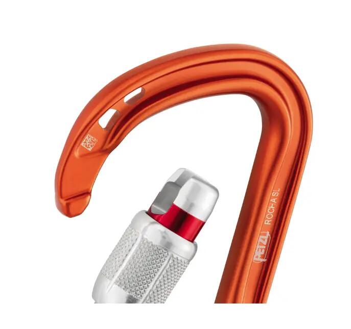 Carabina Petzl Rocha Screw-Lock Arancione 3/4