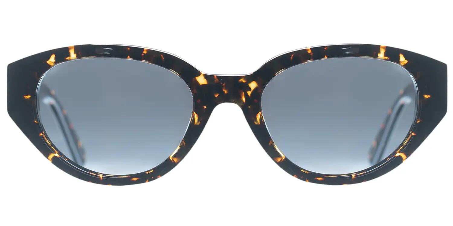 Lunettes de soleil Mundaka LILURA écaille jaune et noire 2/4