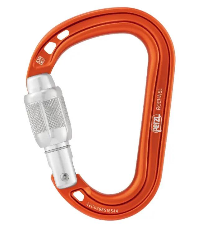 Carabina Petzl Rocha Screw-Lock Arancione 2/4