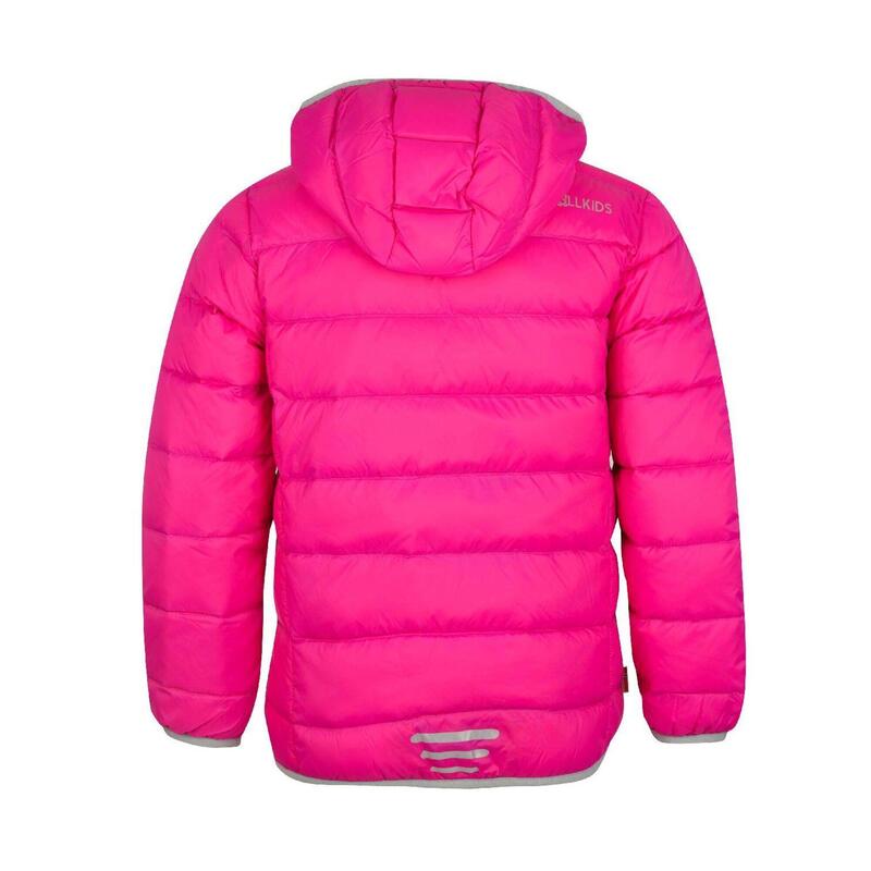 Kinder Daunenjacke Dovrefjell Pink / Silbergrau