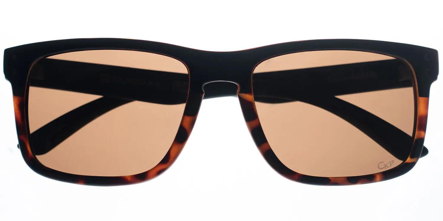Lunettes de soleil Mundaka POZZ' écaille marron et noir mats 4/4