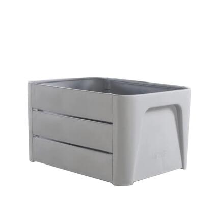 Fietsmand Basil Mirage Klik 'n Krat Grijs 24L