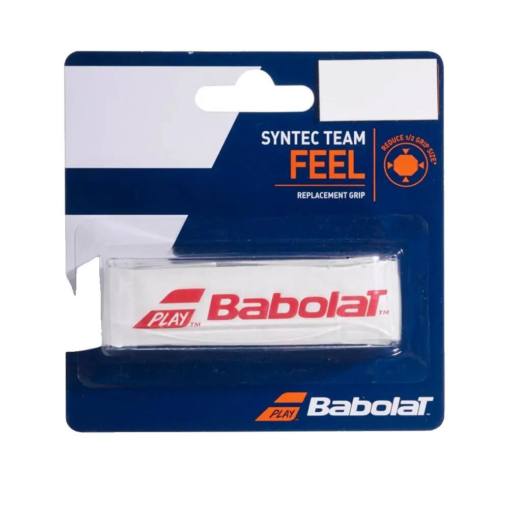 Owijka bazowa tenisowa Babolat Syntec Team white/red 3/4