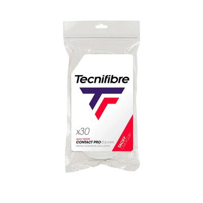 Overgrip da tennis Tecnifibre Pro Contact 30 unità Bianco