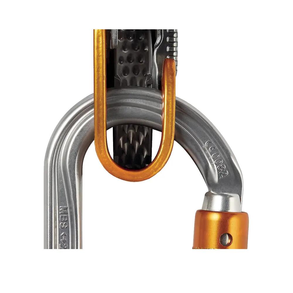 Mousqueton Petzl OK a rosca Alumínio Cinza 6/8