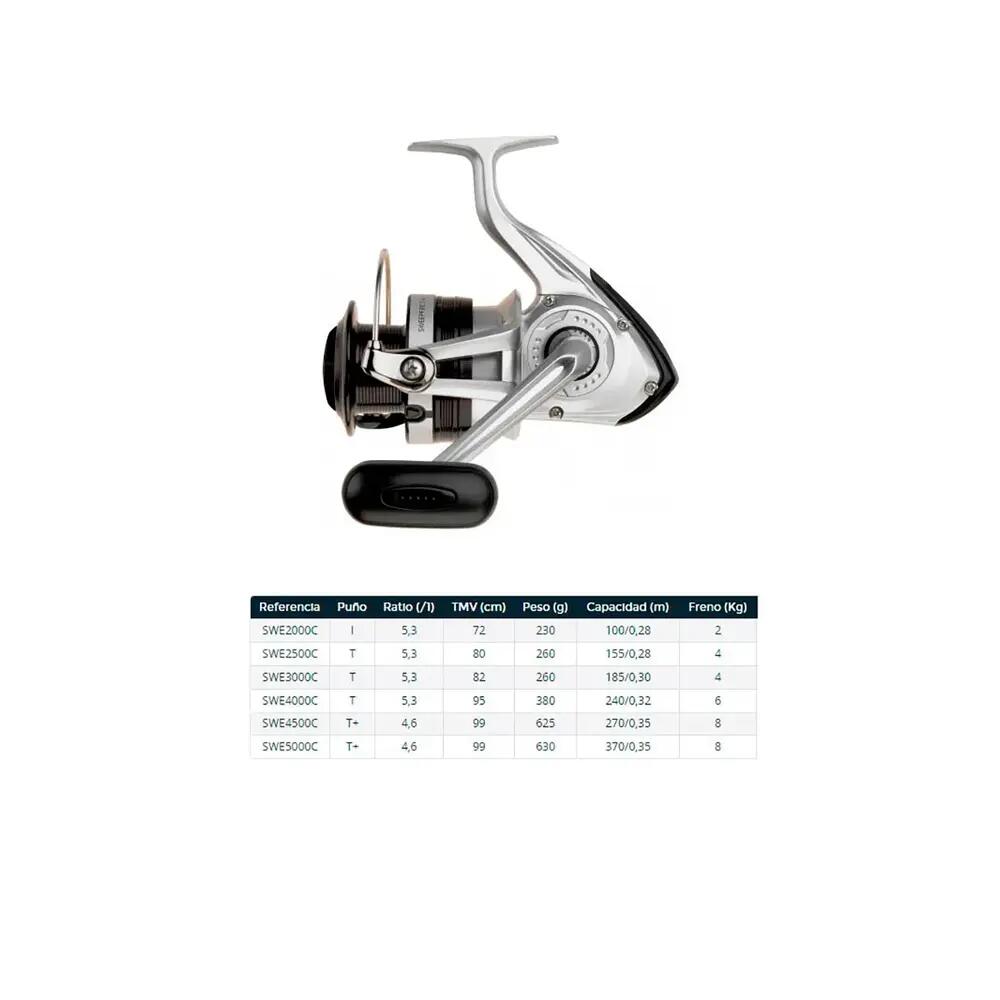 MULINETA DAIWA SWEEPFIRE E 5000C 370M/035MM/4,6:1 2/2