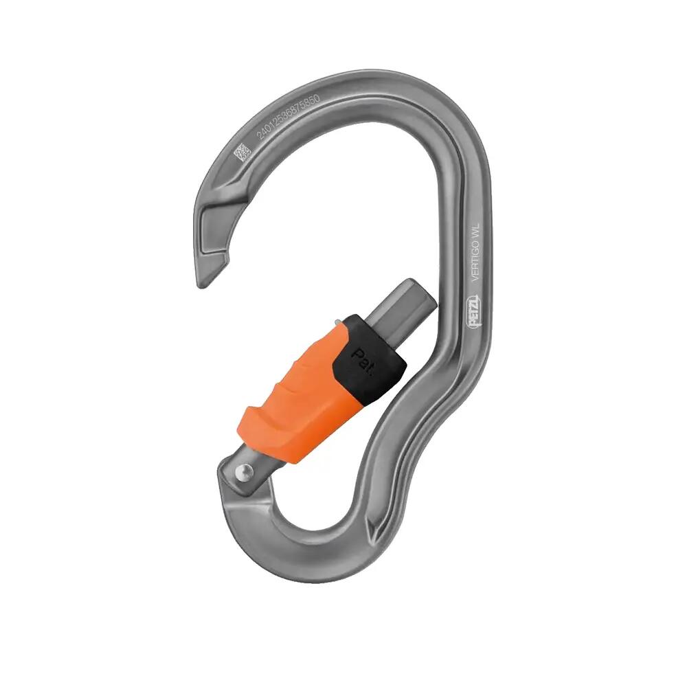 Mousqueton Petzl Vertigo Wire-Lock Argent 2/5