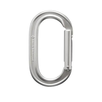 Carabine de grimpe Black Diamond Oval Keylock Argent