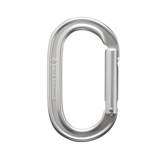 Carabine de grimpe Black Diamond Oval Keylock Argent