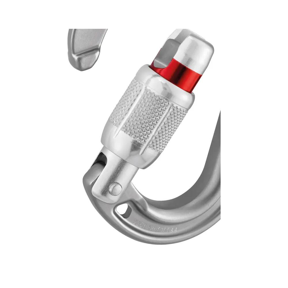 Mousqueton Petzl ROCHA Screw Lock aluminium 45 g gris ouverture 20 mm 5/5