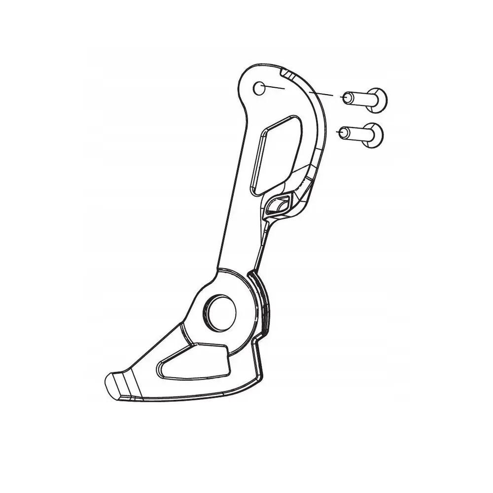 Sram Rear Derailleur Carbon Inner Cage Rival Axs E1 Max. 36t 2/2