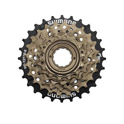 Rower Shimano MF-TZ500 6 biegów 14-28T Brązowy