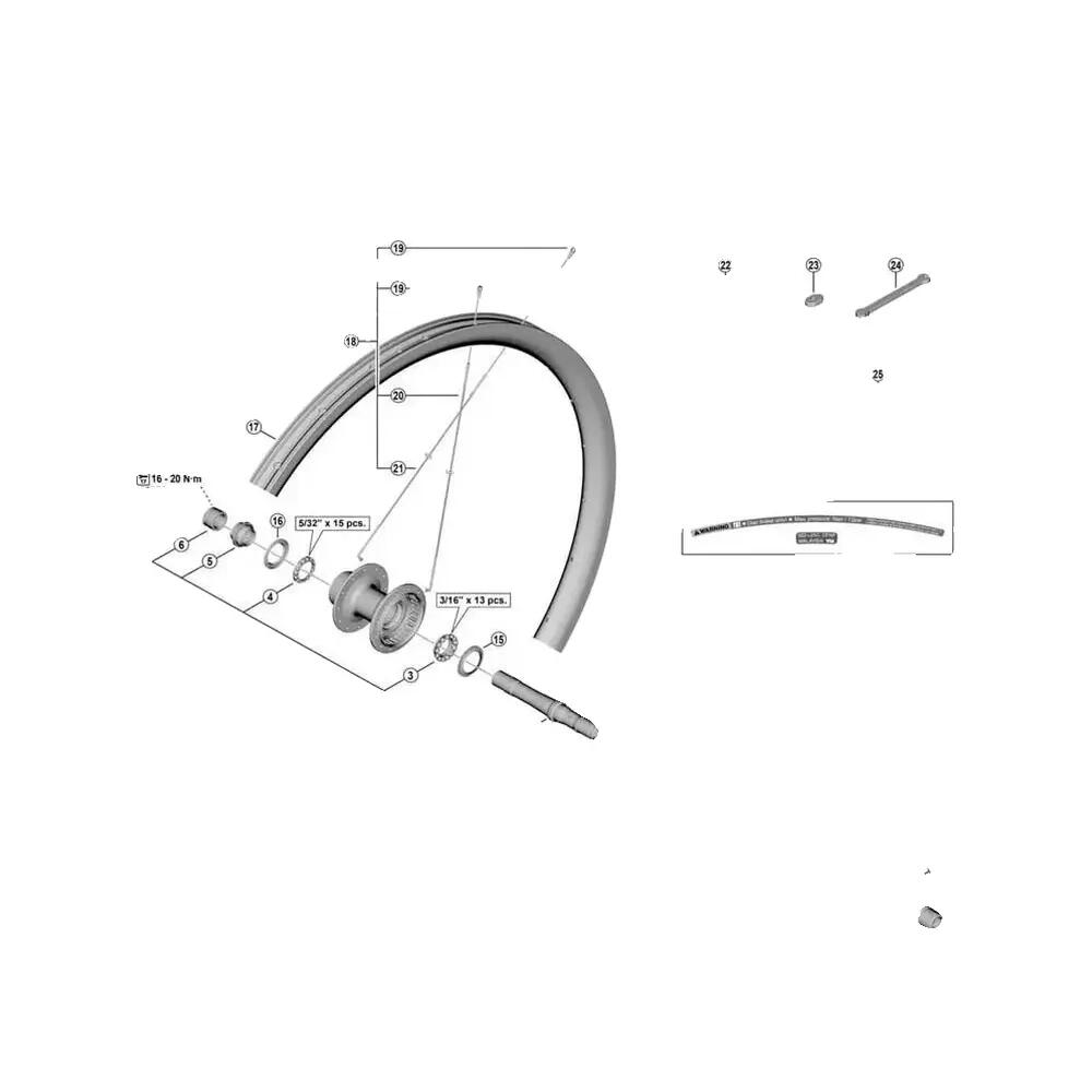 Corps de cassette complet Shimano Micro spline WH-RX880-TL-R12 2/2
