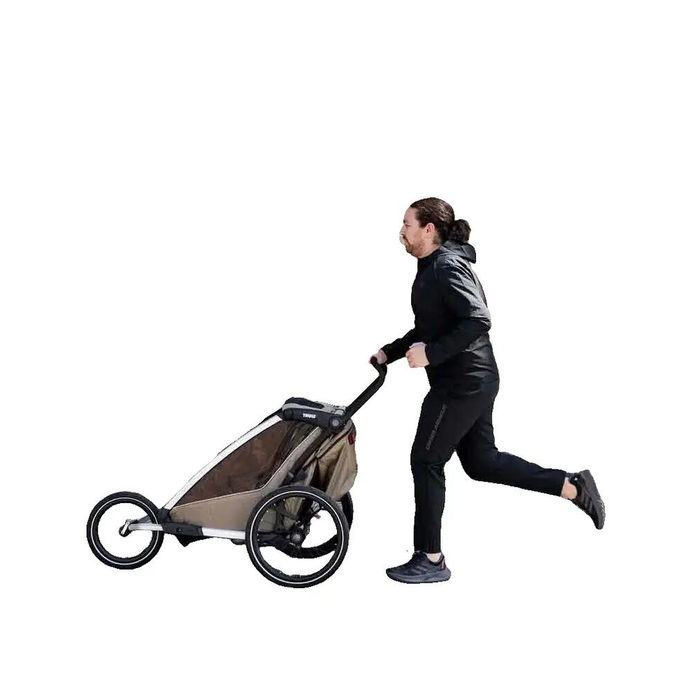 THULE Chariot Cross 2 Double przyczepka rowerowa dla dzieci Faded Khaki 9/10