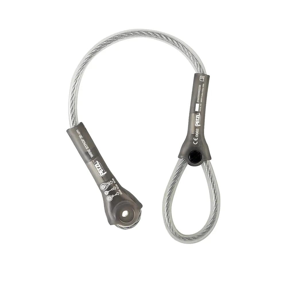 Élingue d'ancrage Petzl Wire Strop 150 cm 6,5 mm acier galvanisé, PU anti-UV 4/4