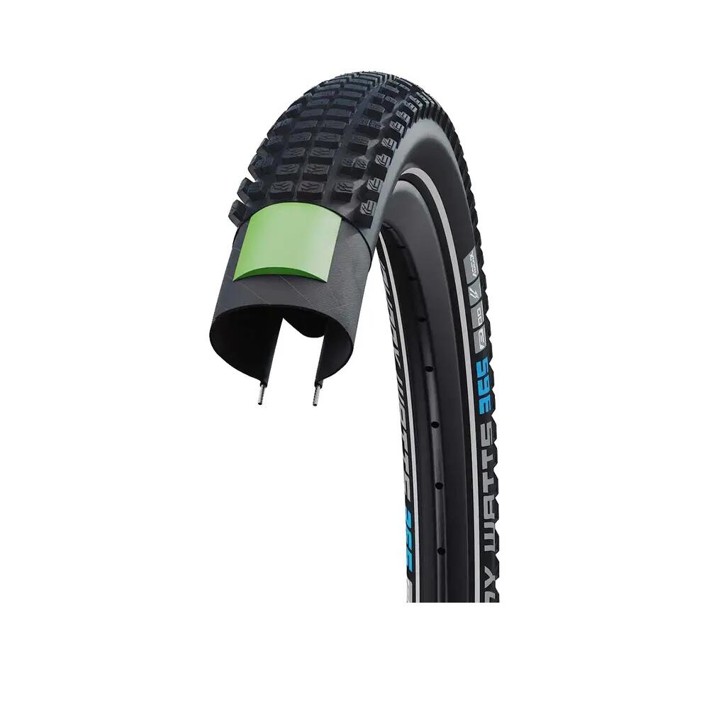 Pneu de vélo Schwalbe Johnny Watts 365 Noir 3/4