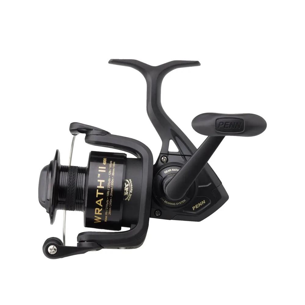 Canne da pesca Penn Wrath II Labrax Combo Nero/Oro 5/5