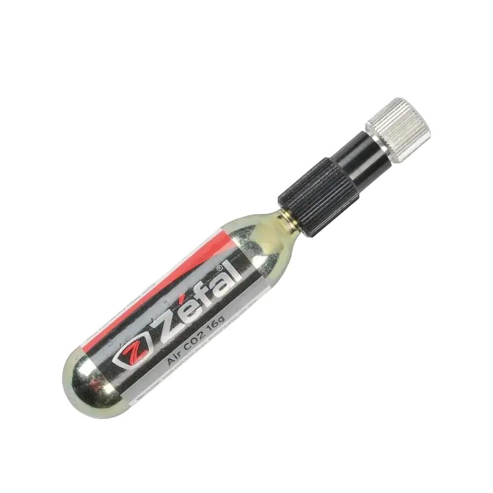 Zefal EZ Control CO2 INFLATORS 16g cartridge Silver/Black 3/3