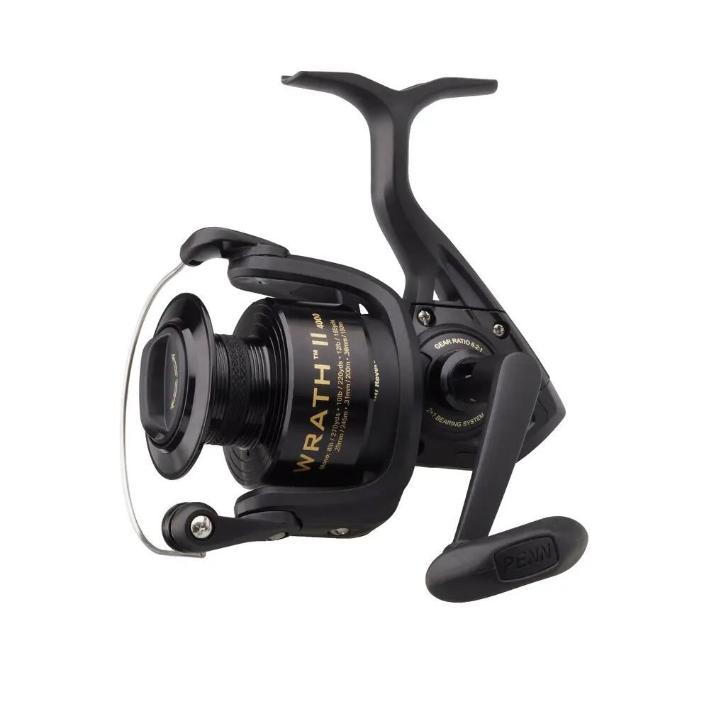 Canne da pesca Penn Wrath II Labrax Combo Nero/Oro 4/5