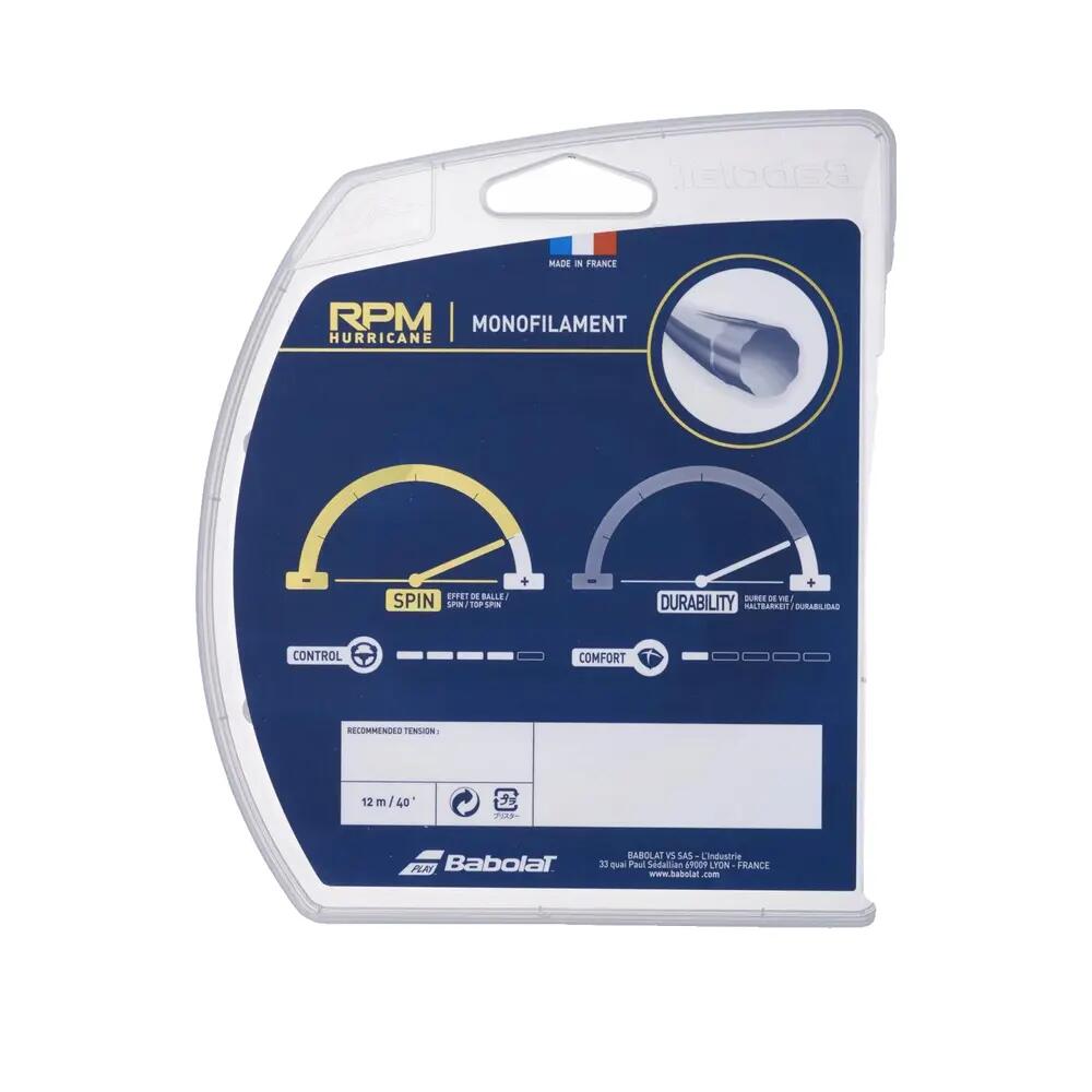 Raquete de ténis Babolat RPM Hurricane Amarelo 1.30mm 3/3