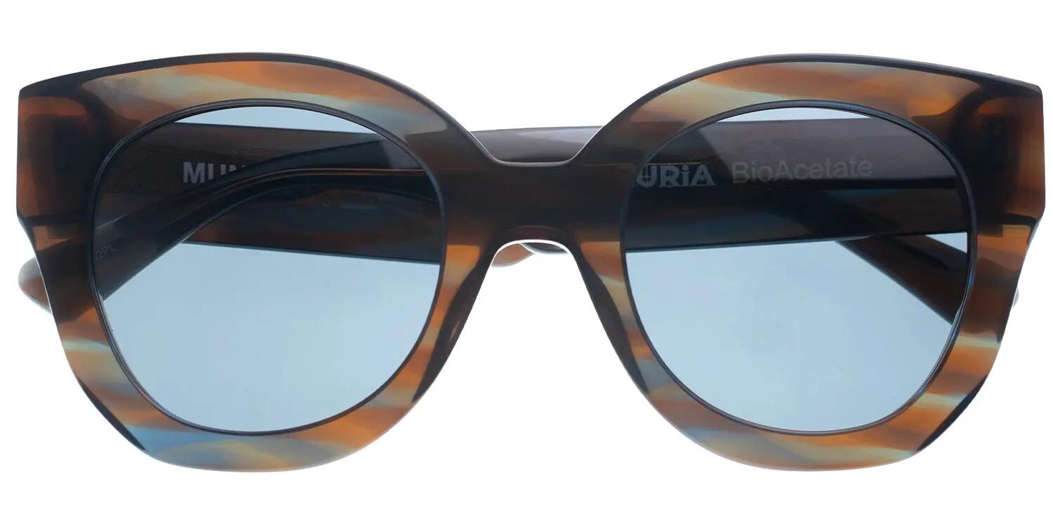 Lunettes de soleil Mundaka ZURIA bleu et gris 4/4