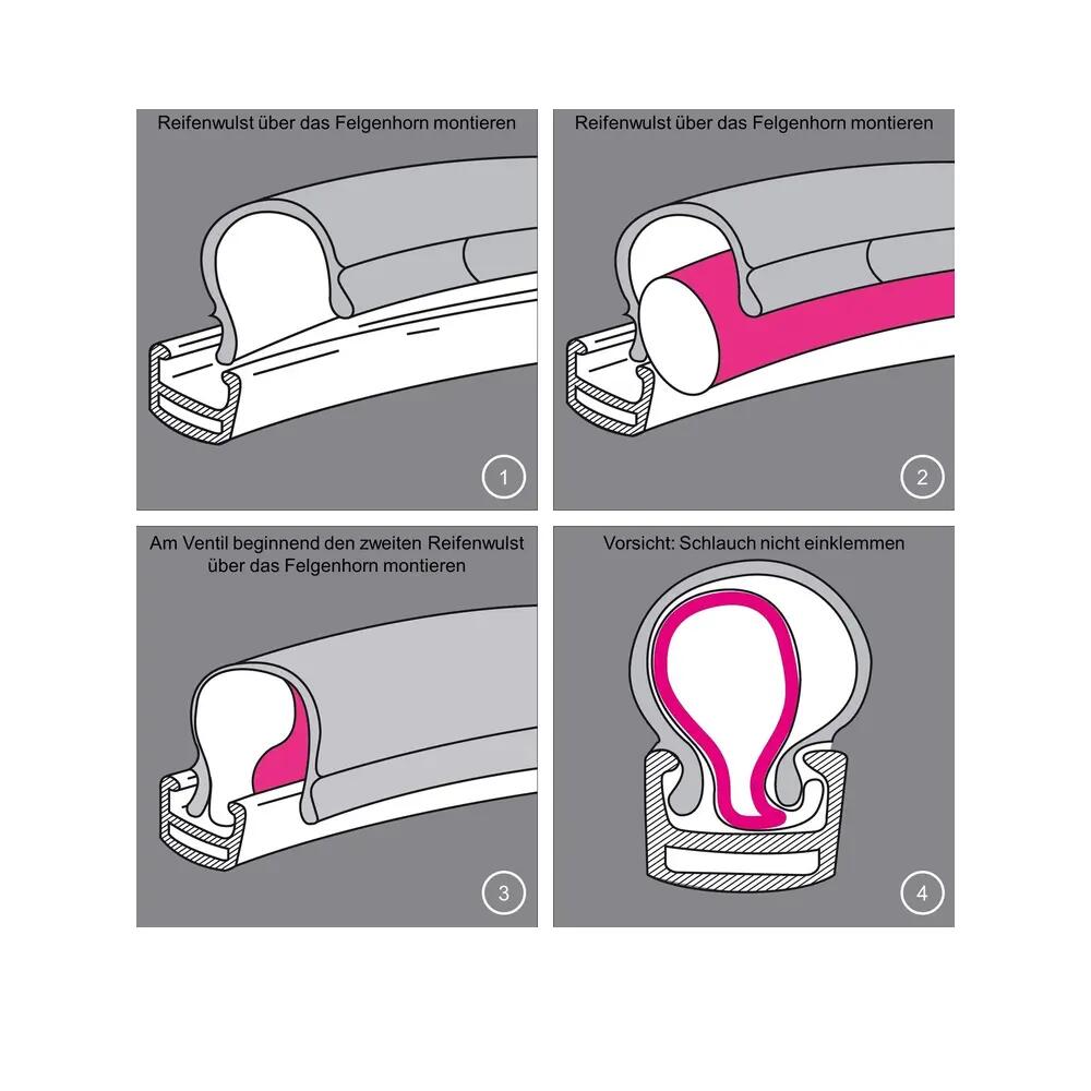 Chambre à air Fischer Résistante aux Crevaisons 8/8
