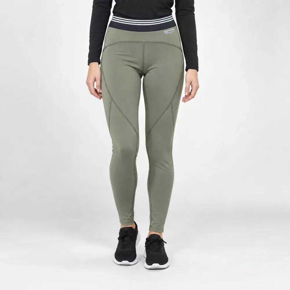 Legging de Ski femme Thermique PULKY Kaki 3/5