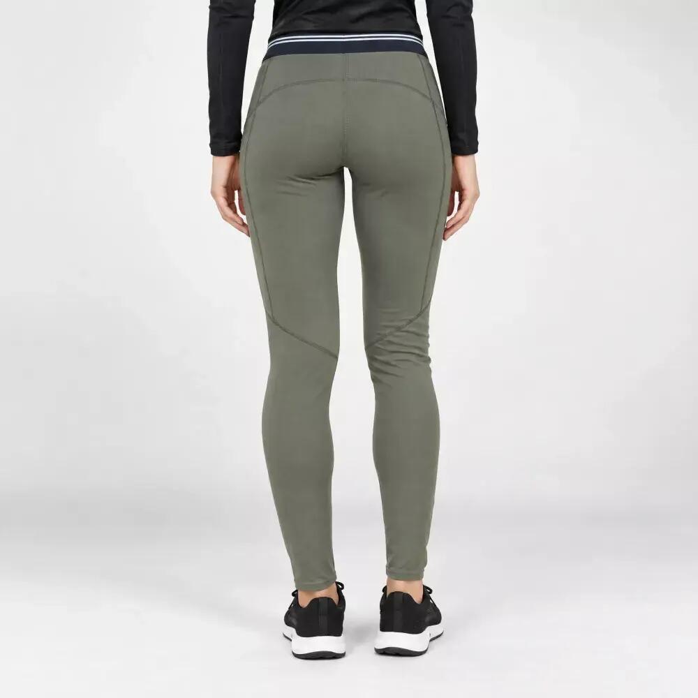 Legging de Ski femme Thermique PULKY Kaki 2/5