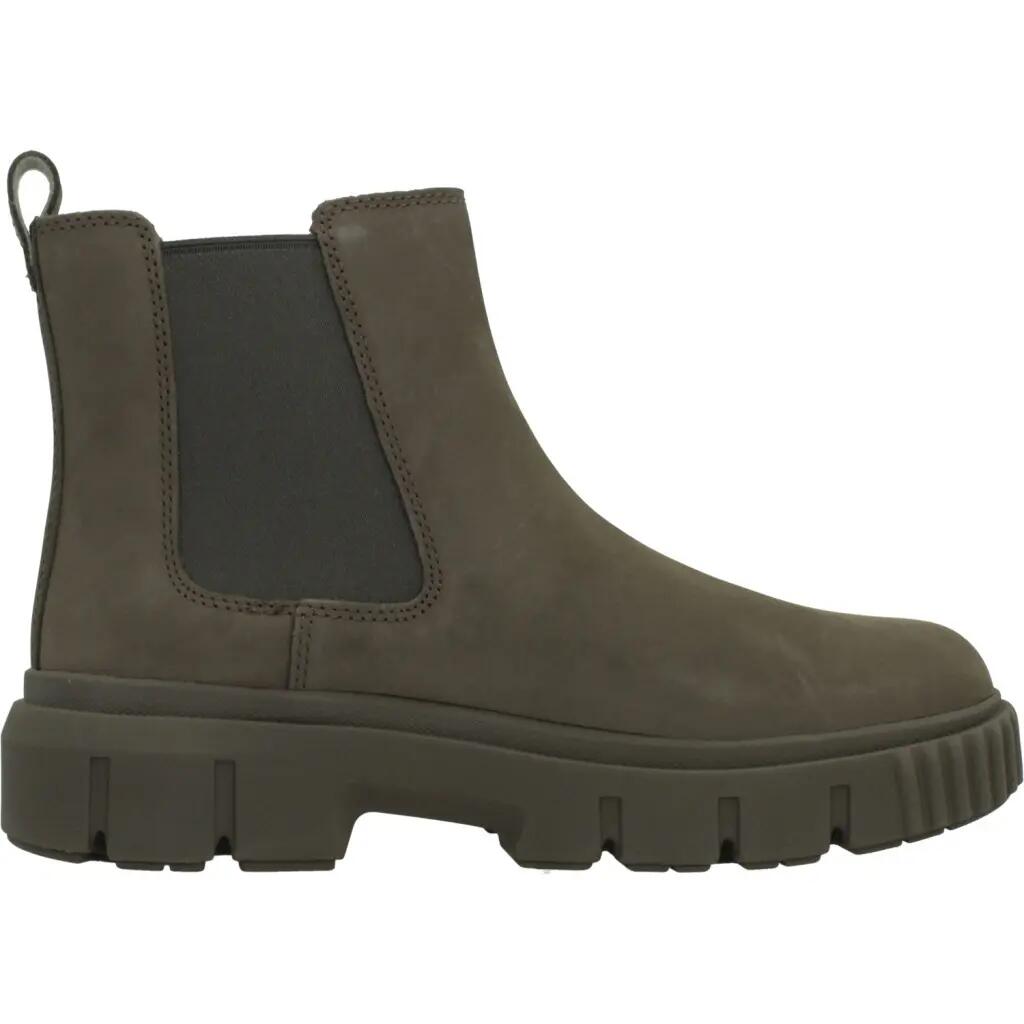 Timberland Greyfield Nubuck Leather Shoes Brown 4/9