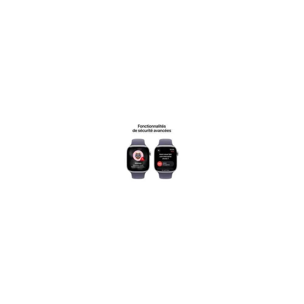 Apple Watch Series 11 46mm Silver Aluminium with Purple Strap 5/6