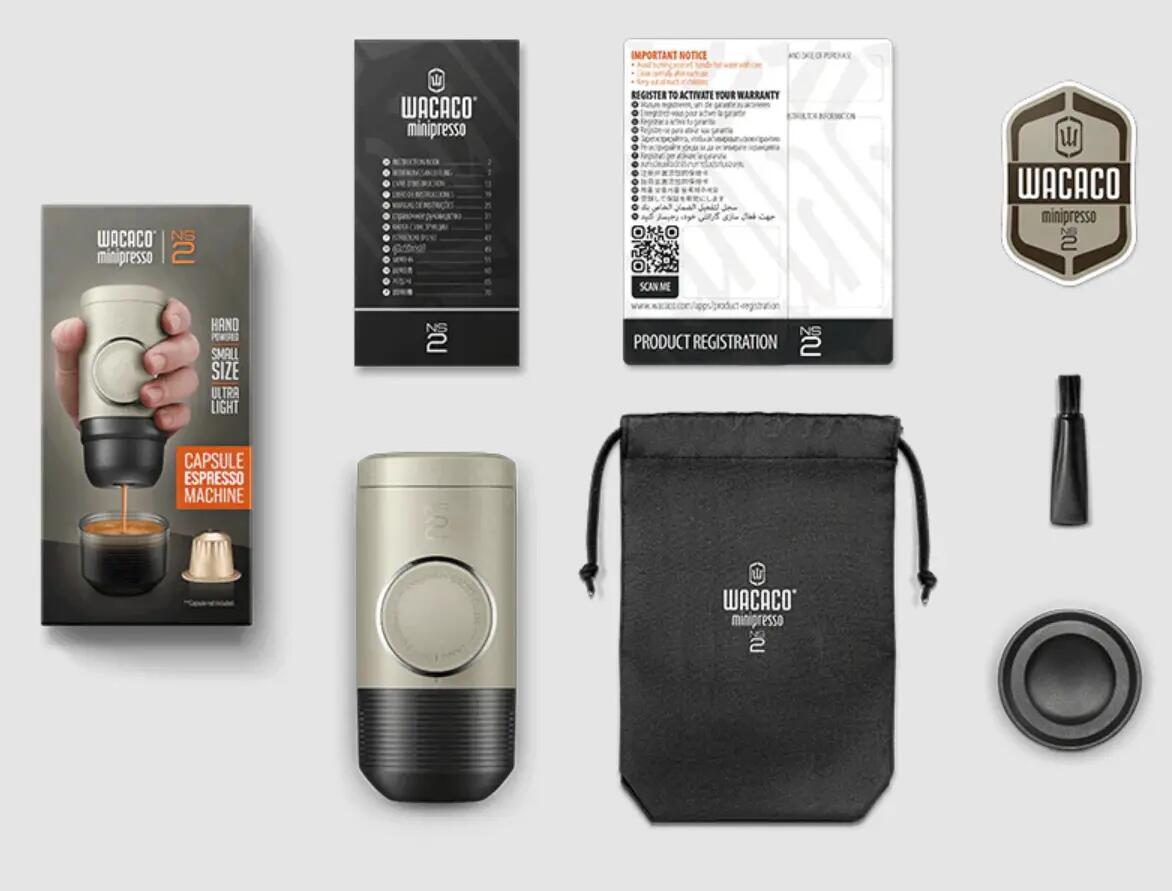 Machine Expresso Portable à Capsules WACACO Minipresso NS2 2/7