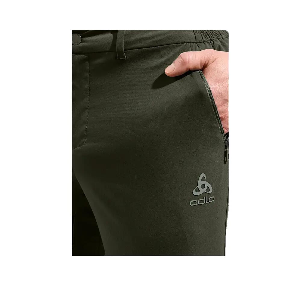 Pantalón de caminhada Odlo Ascent Light Verde Floresta 6/7