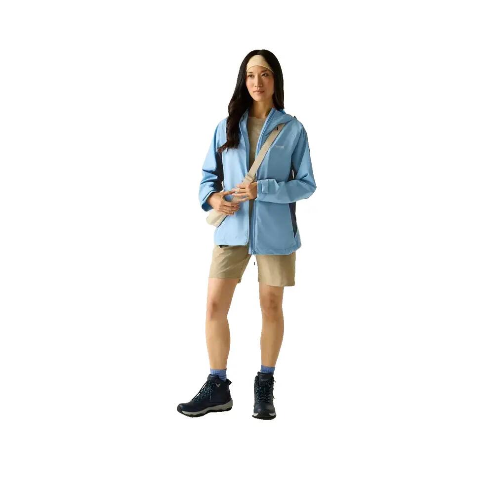 Womens Frina Panelled Hooded Hiking Waterproof Jacket 9/9