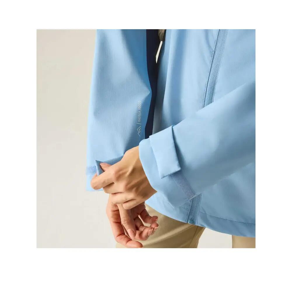 Womens Frina Panelled Hooded Hiking Waterproof Jacket 8/9