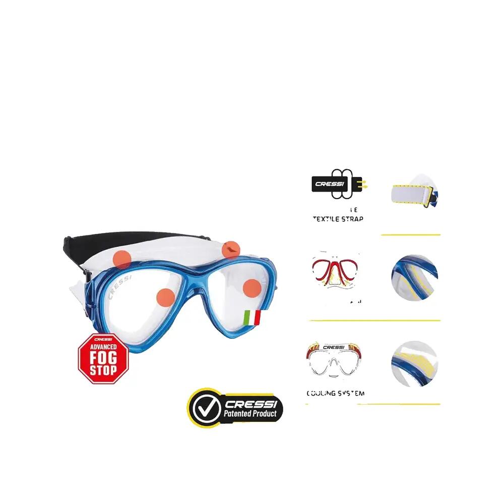 Cressi Samoa TX Clear Snorkeling Set 2/3