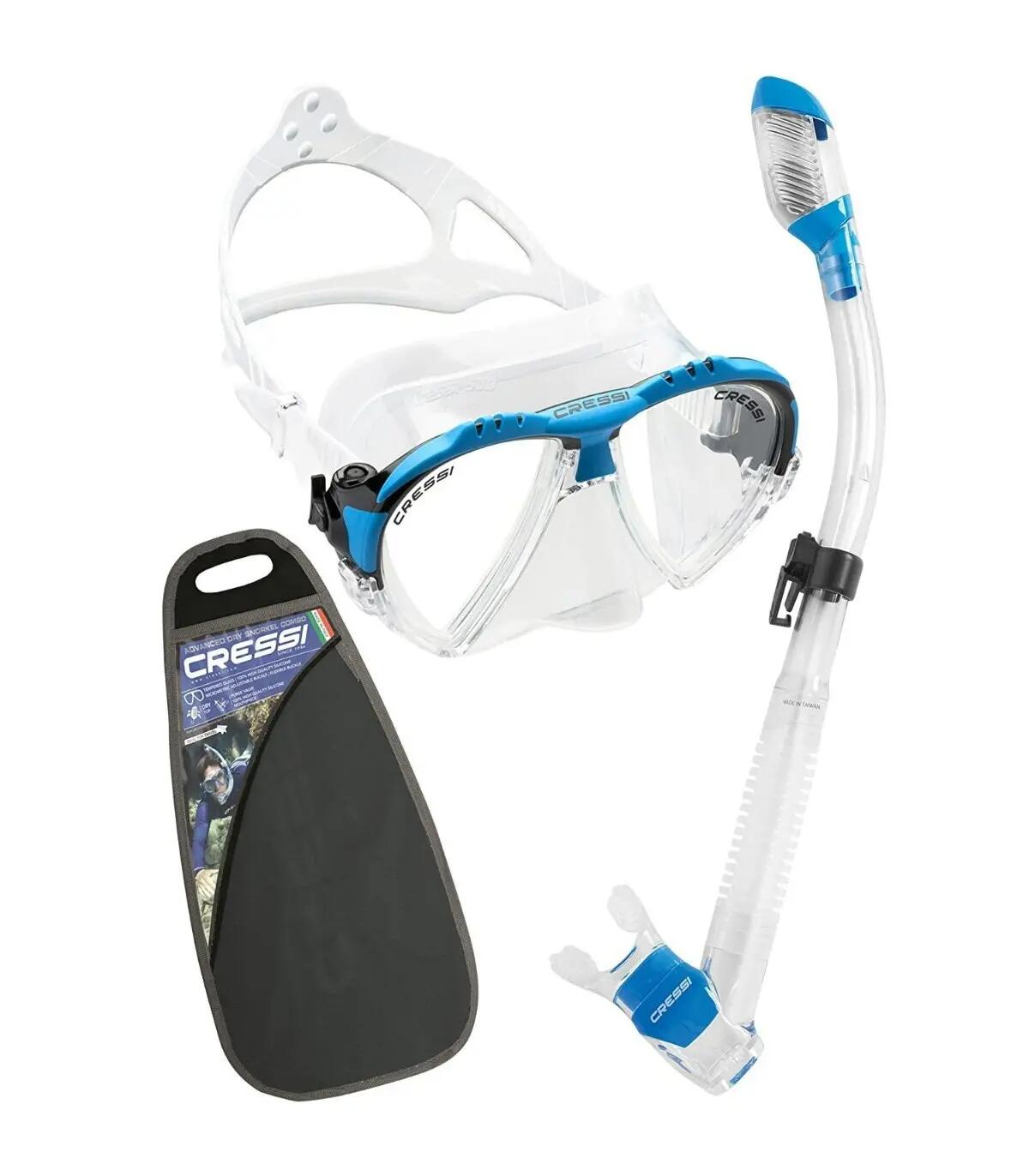 Set van snorkelen Cressi Matrix Gamma Bleu 3/6