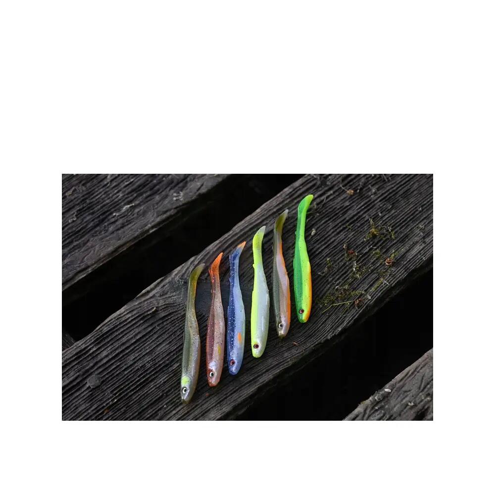 Leurre souple Savage Gear Slender Scoop Shad 15cm (17g - 15cm - Green Silver) 9/10