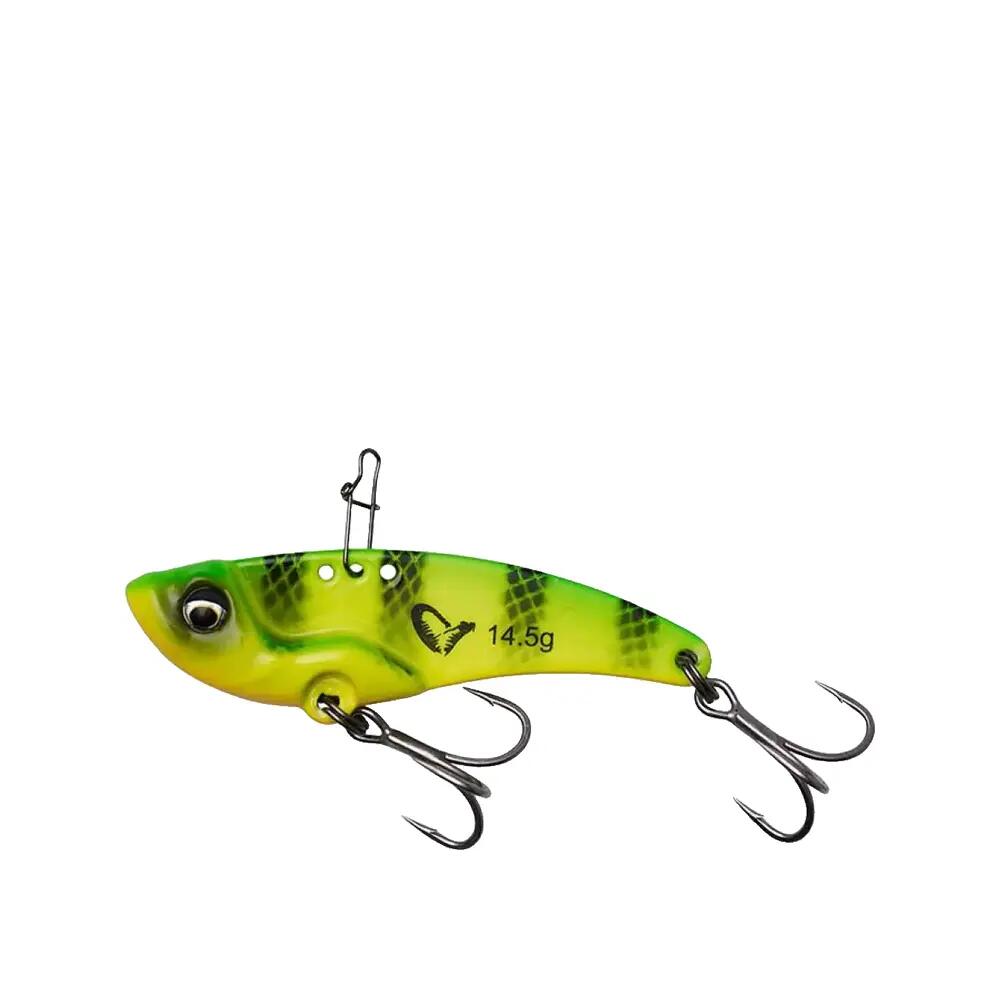 CICADA SAVAGE GEAR VIB BLADE 4.5 CM / 8.5 G, kék rózsaszín csíkok 7/8