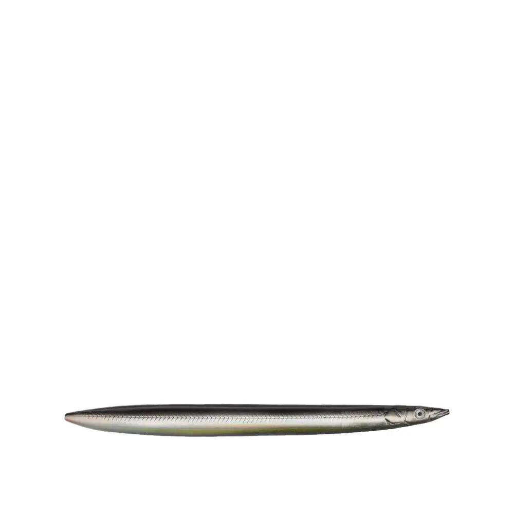Appât de pêche Savage Gear Line Thru Sandeel Noir/Rouge 8/10