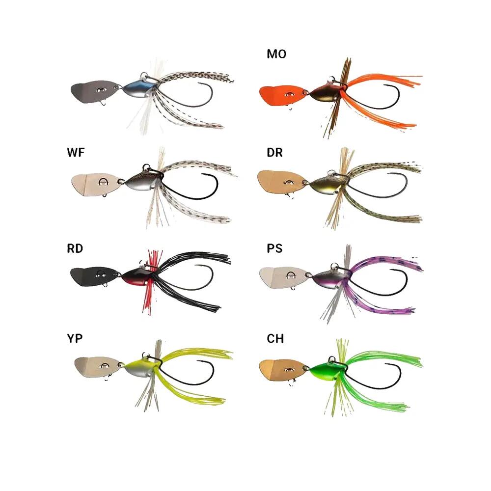Appât de pêche Daiwa Prorex Flex Bladed Jig Jaune 2/3