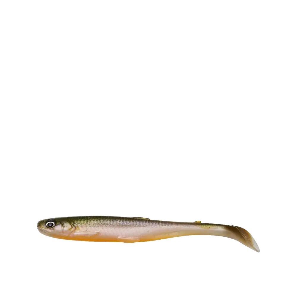 Leurre souple Savage Gear Slender Scoop Shad 13cm (12g - 13cm - Lemon Back) 7/9