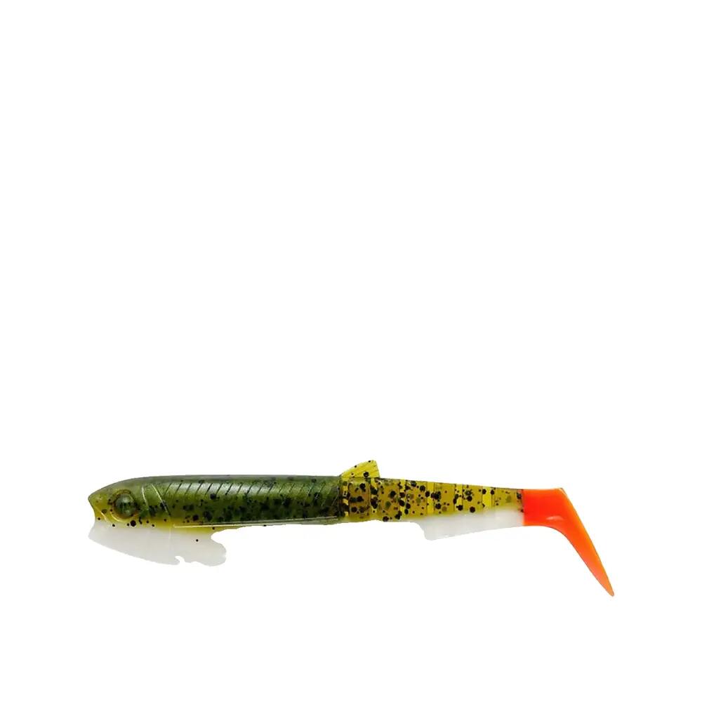 Appât souple di pesca Savage Gear Cannibal Shad Colore bianco 6/10